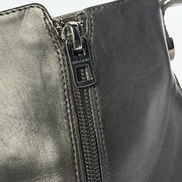 Black Coach leather Jemma booties boots size 10 - Picture 6 of 11